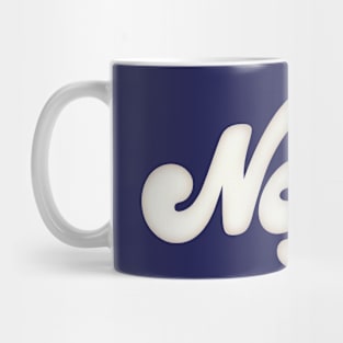 Nope ----- Retro Style Typography Design Mug